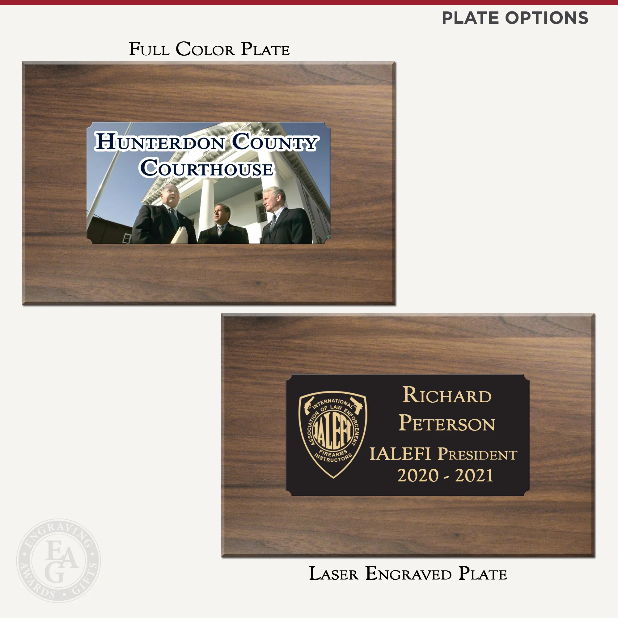 10-1/2" American Walnut Gavel & Sound Block Presentation Set - Image 4