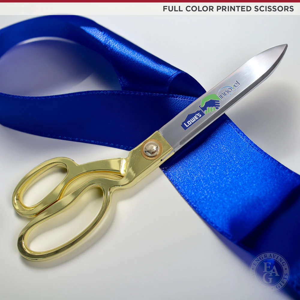 10-1/2" Ceremonial Ribbon Cutting Scissors - Image 17