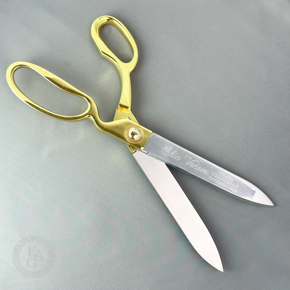 10-1/2" Ceremonial Ribbon Cutting Scissors - Image 18