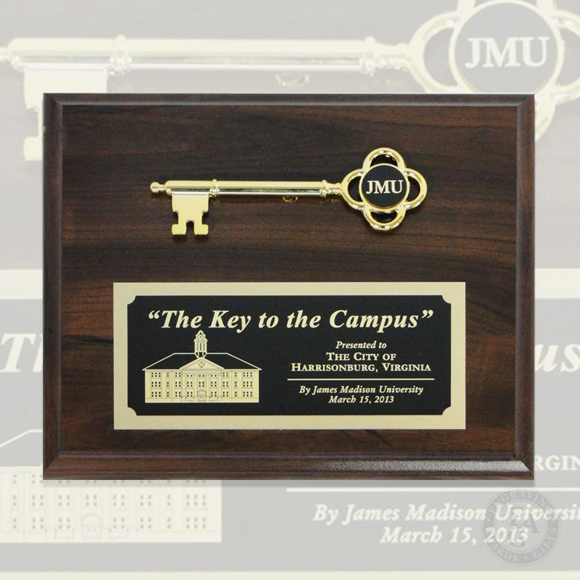 10" x 8" Ceremonial Key Plaque - Image 16