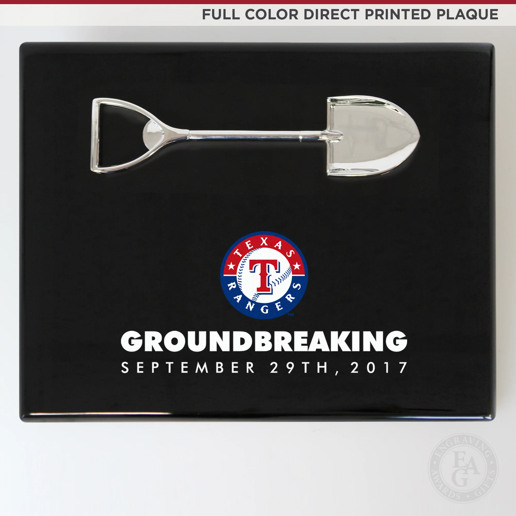 10" x 8" Miniature Shovel Plaque - Image 5