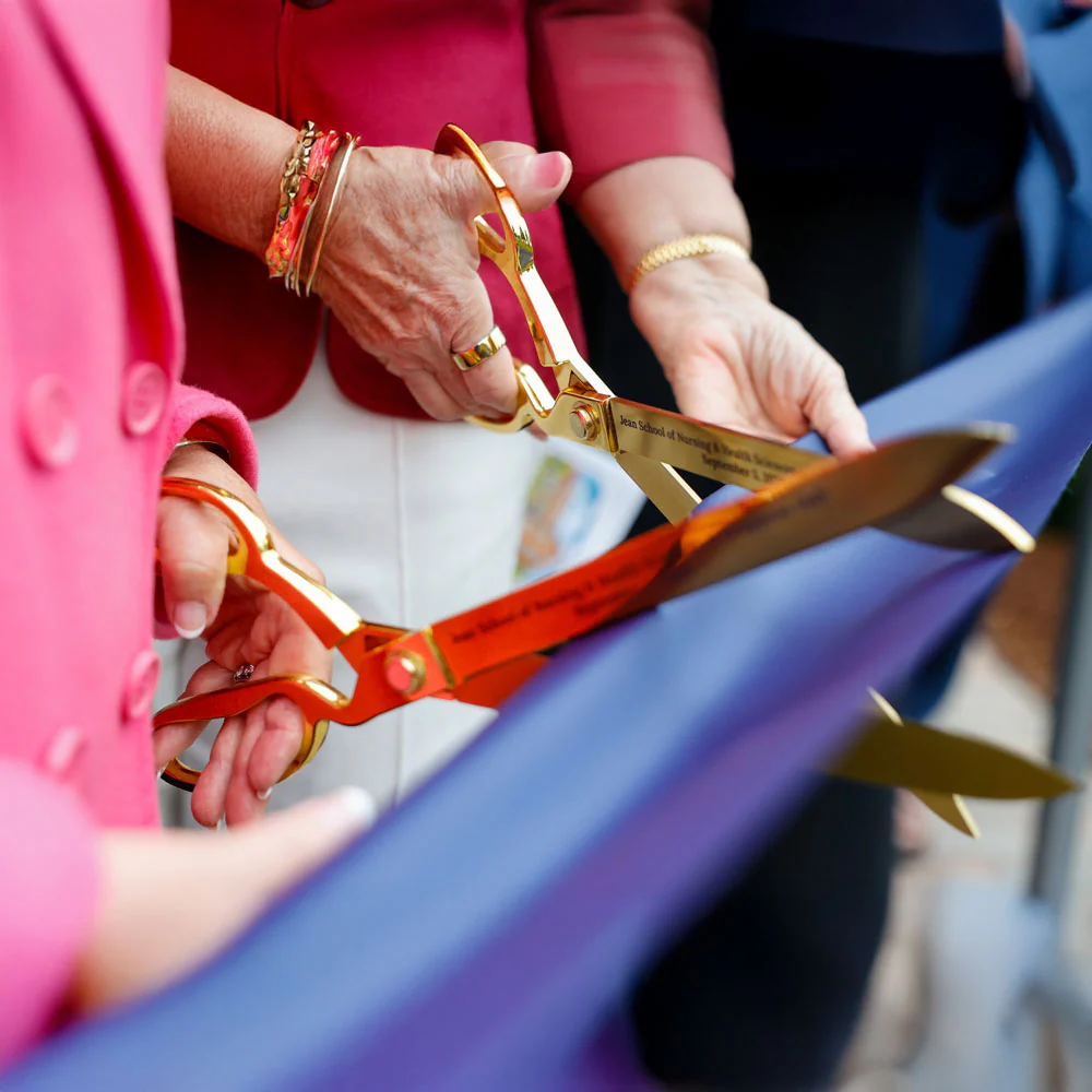 15" Gold Plated Ceremonial Ribbon Cutting Scissors - Image 33