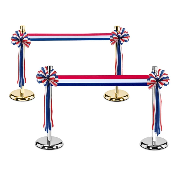 4" to 6" Wide RED/WHITE/BLUE Satin Ceremonial Ribbon - Image 4