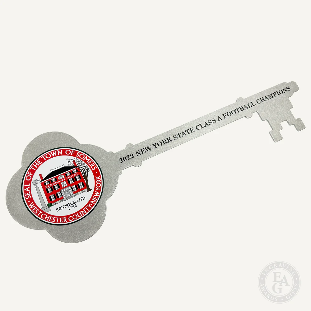 2 Foot Giant Ceremonial Key to the City - Silver Finish with Solid Head - Image 8