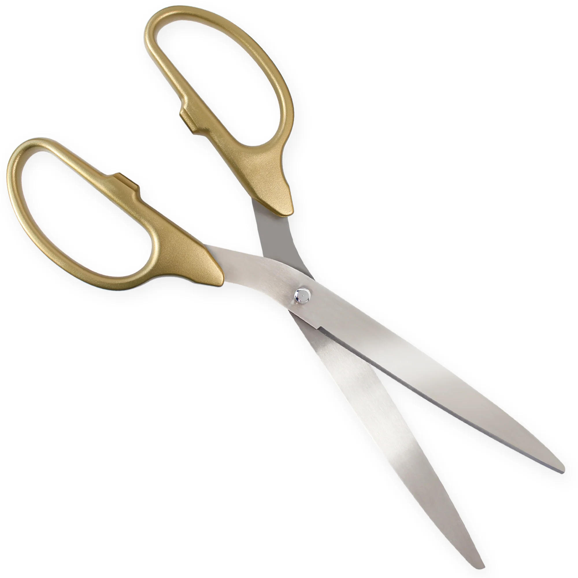 25" Gold Ribbon Cutting Scissors with Silver Blades - Image 5