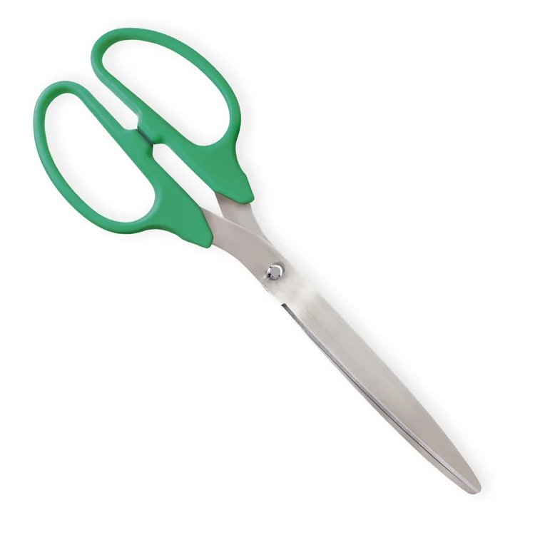 25" Green Ribbon Cutting Scissors with Silver Blades - Image 4