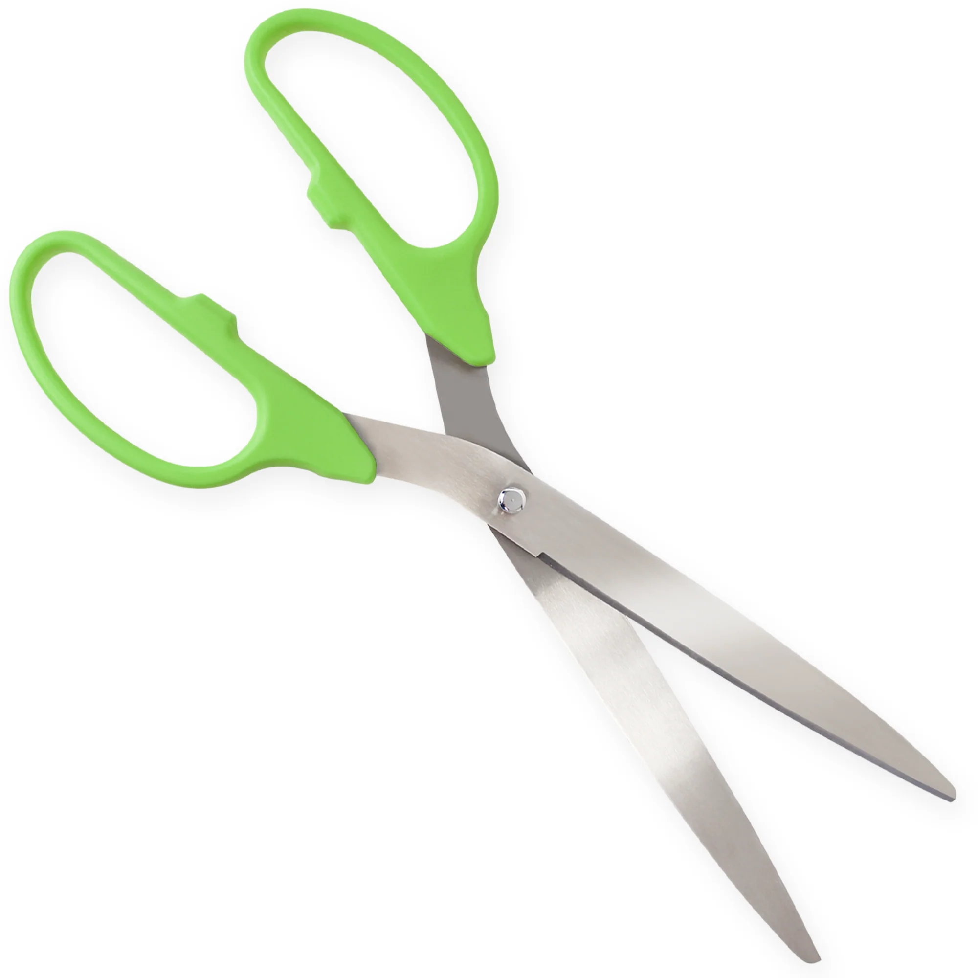 25" Lime Green Ribbon Cutting Scissors with Silver Blades - Image 5