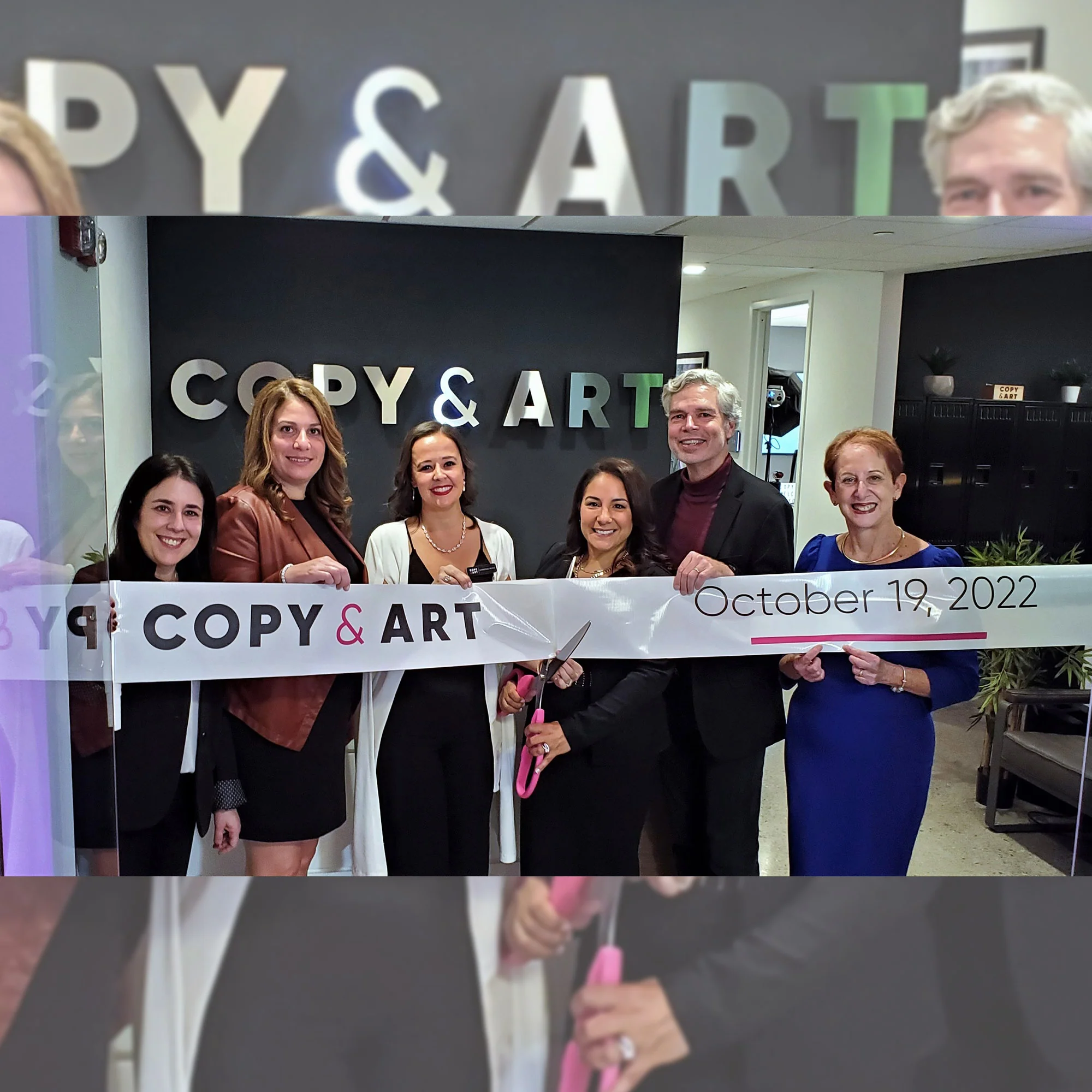 25" Pink Ribbon Cutting Scissors with Silver Blades - Image 16