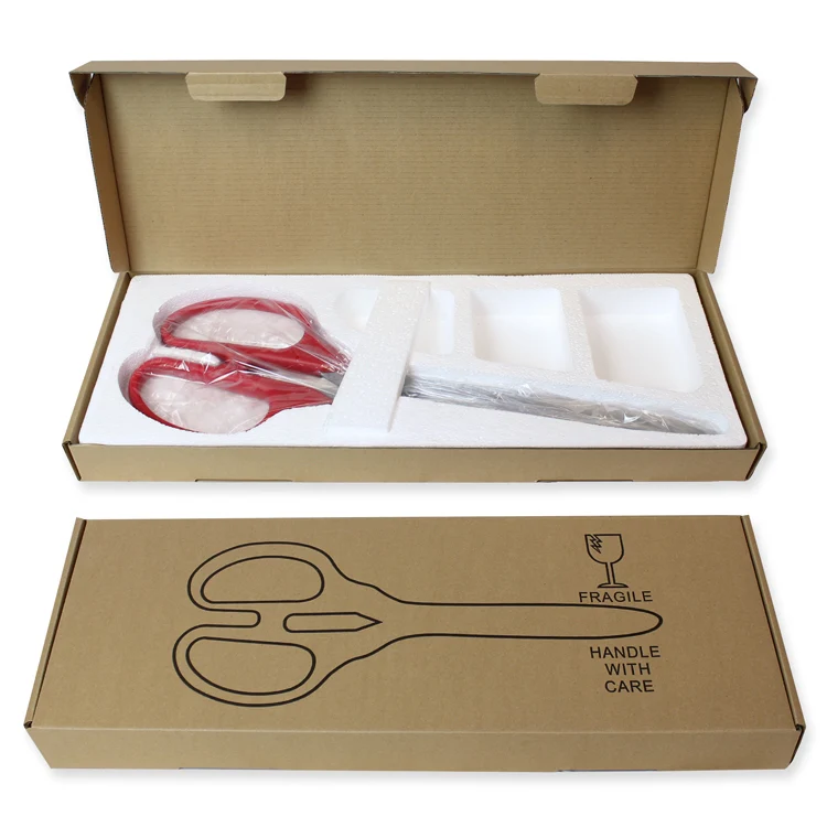 25" Red Ribbon Cutting Scissors with Silver Blades - Image 15