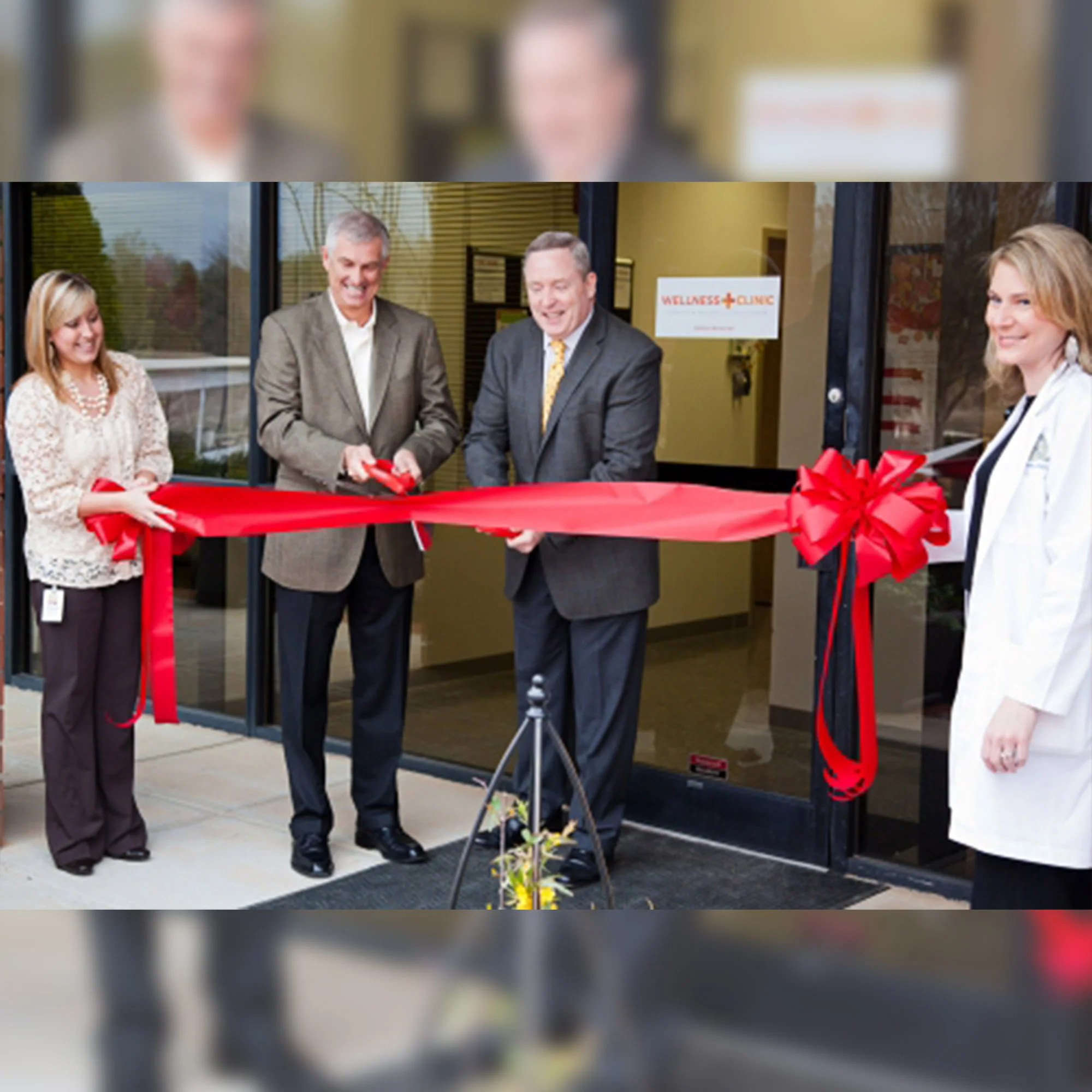 25" Red Ribbon Cutting Scissors with Silver Blades - Image 16