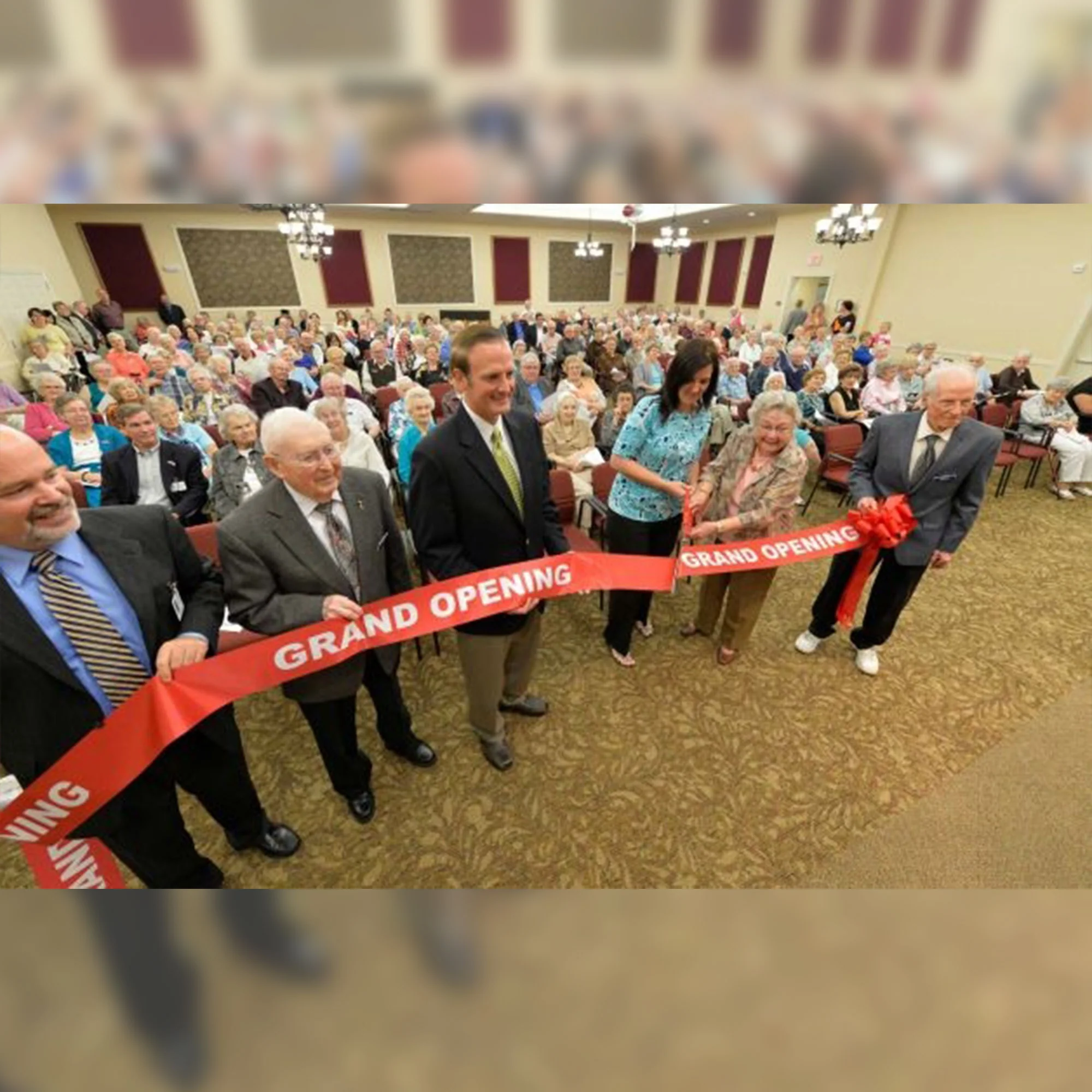 25" Red Ribbon Cutting Scissors with Silver Blades - Image 18