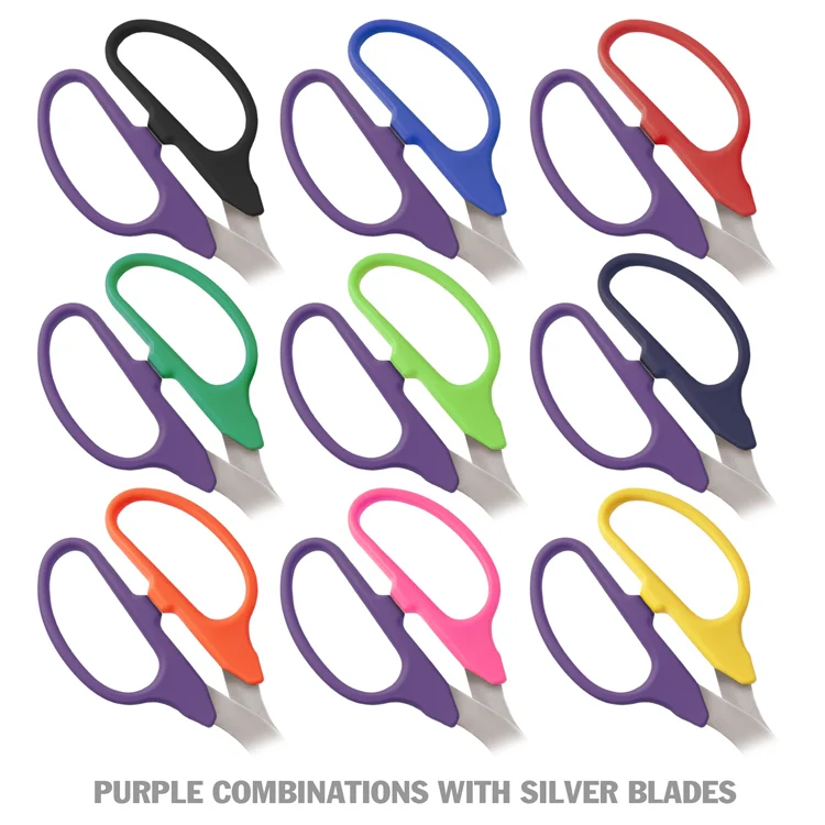 25" Two-Color Handle Ribbon Cutting Scissors with Silver Blades - Image 12