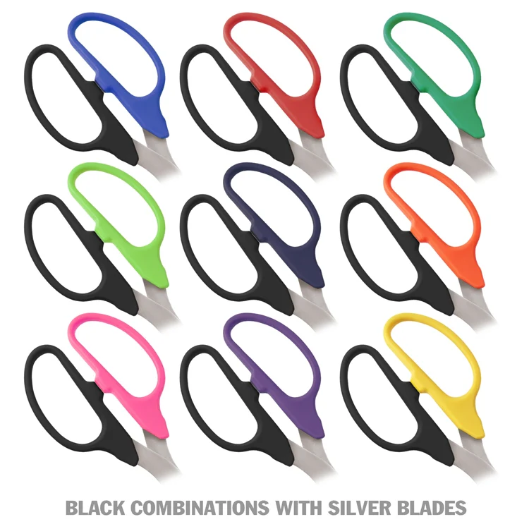 25" Two-Color Handle Ribbon Cutting Scissors with Silver Blades - Image 9