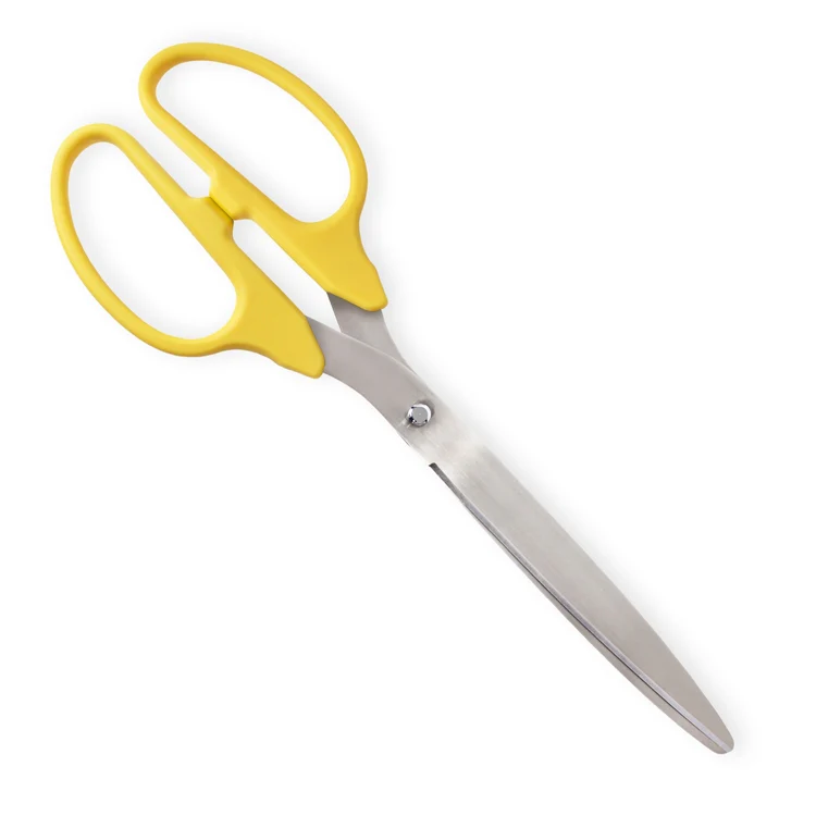 25" Yellow Ribbon Cutting Scissors with Silver Blades - Image 5