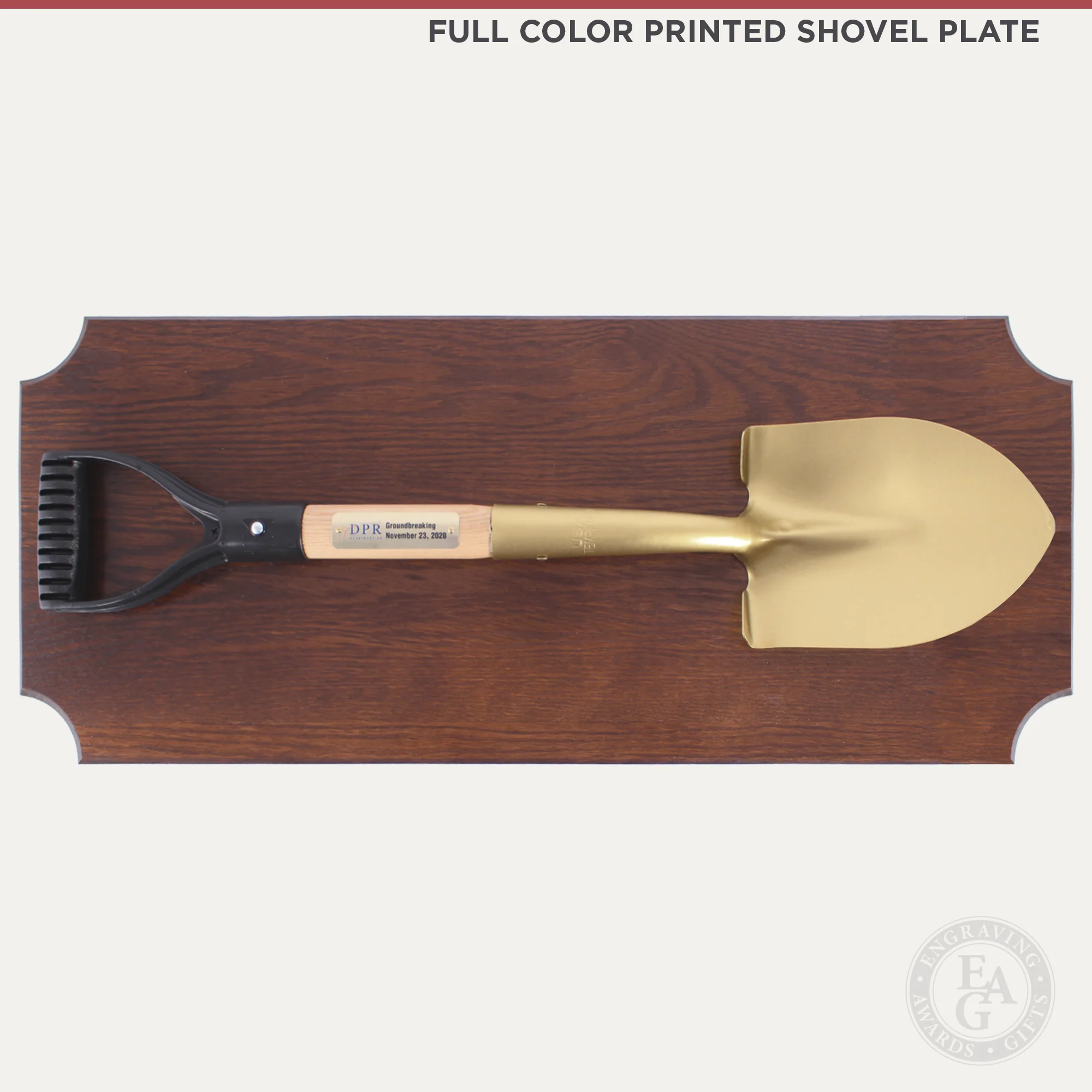 28" x 12" Small Shovel Plaque - Image 2