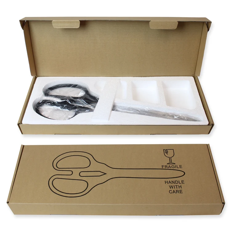 36" Black Ribbon Cutting Scissors with Silver Blades - Image 15