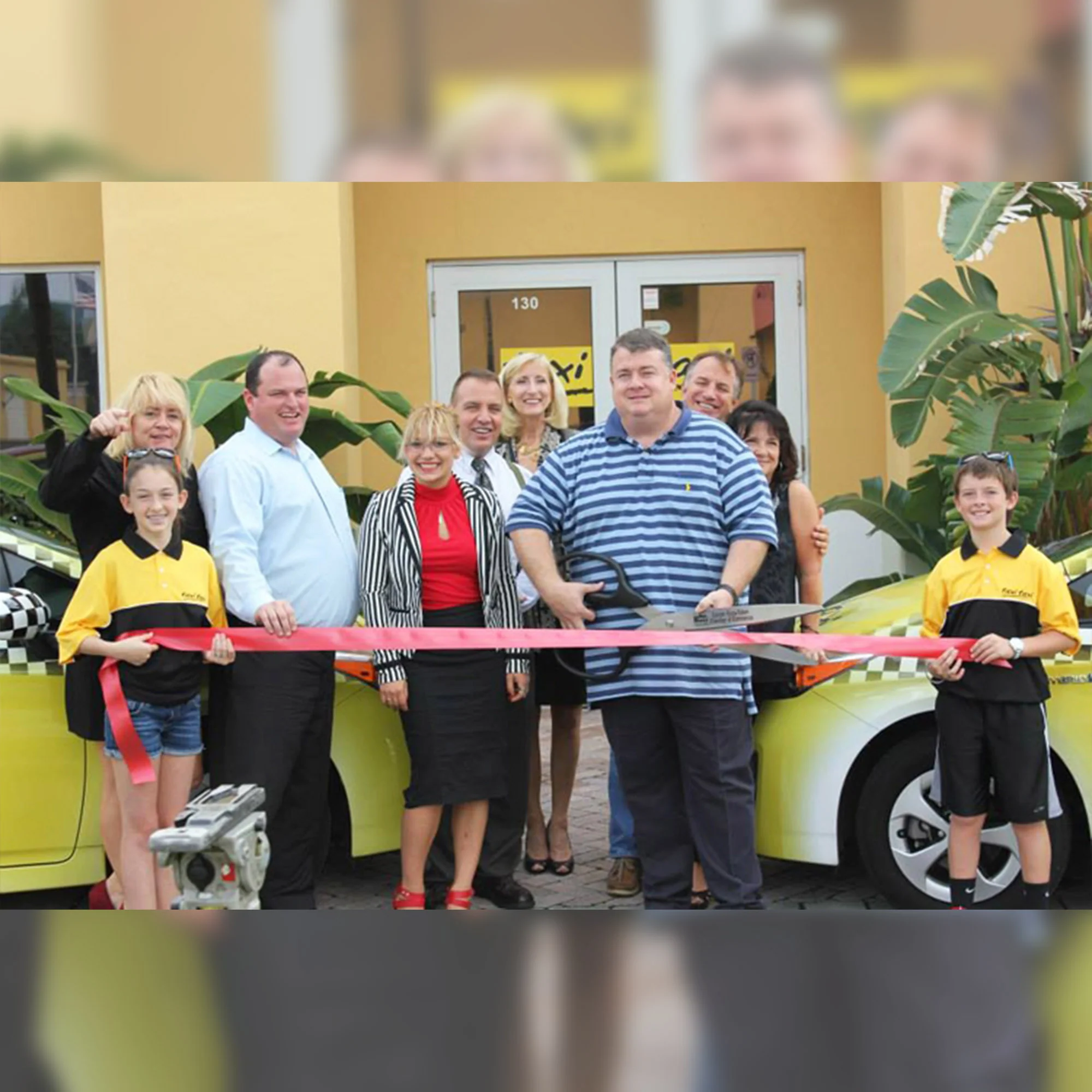36" Black Ribbon Cutting Scissors with Silver Blades - Image 34