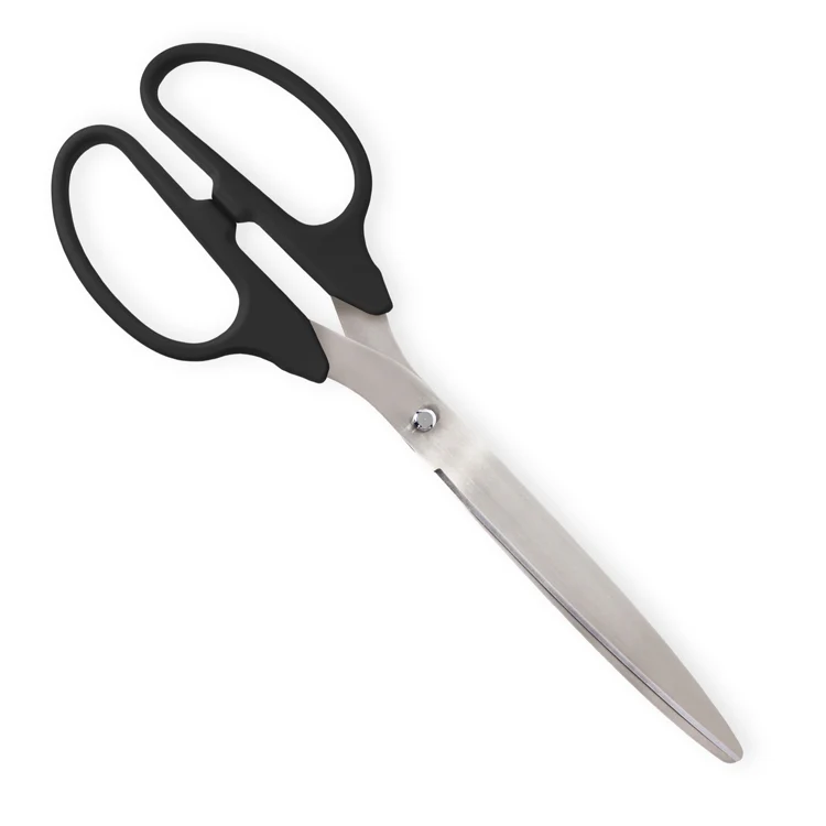 36" Black Ribbon Cutting Scissors with Silver Blades - Image 4