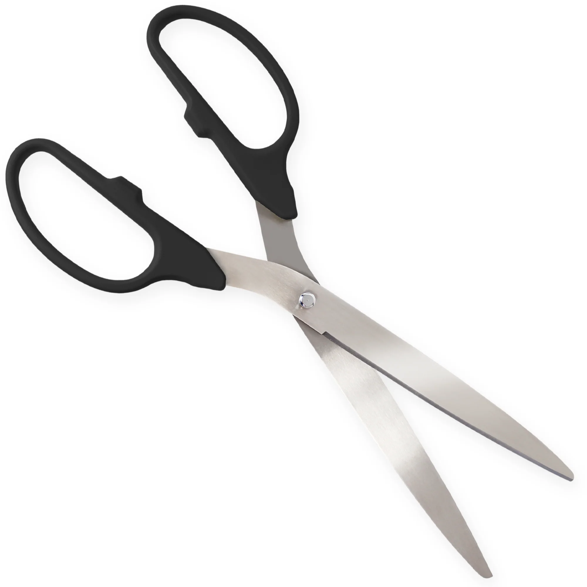 36" Black Ribbon Cutting Scissors with Silver Blades - Image 5