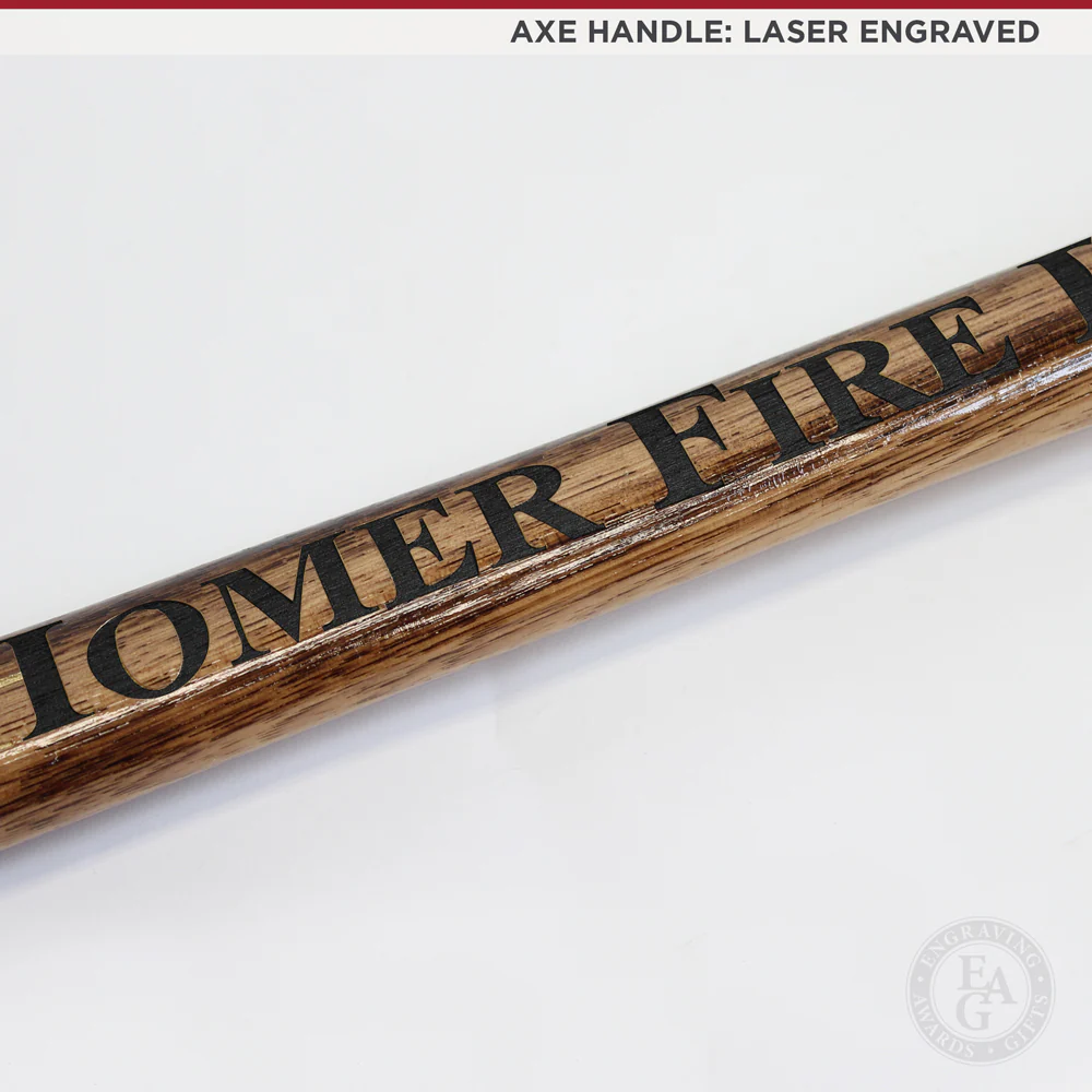36" Cast Bronze Firefighter Retirement Axe - Image 3