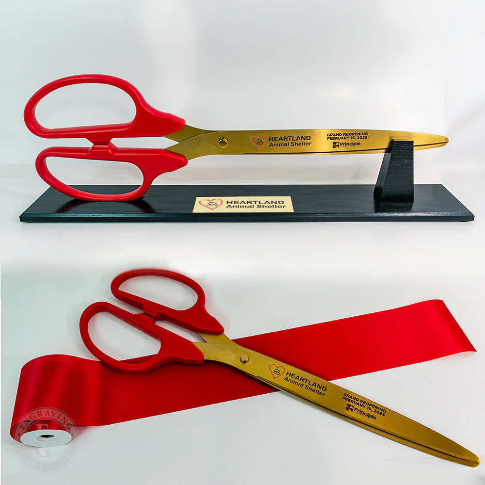 36" Ceremonial Ribbon Cutting Scissors Display Stand - Image 4