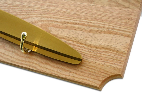 36" Ceremonial Ribbon Cutting Scissors Oak Plaque - Image 16