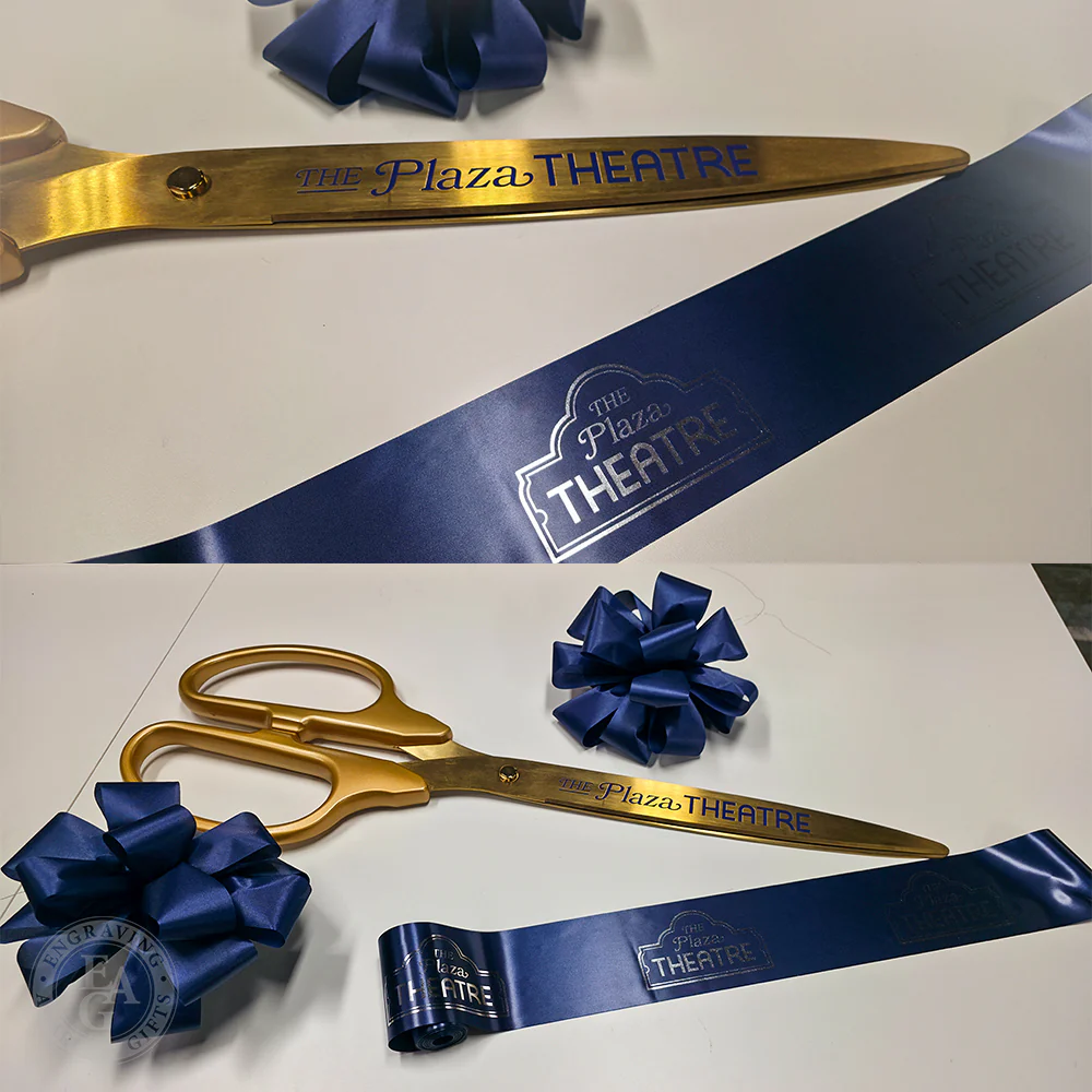 36" Gold Ribbon Cutting Scissors with Gold Blades - Image 20