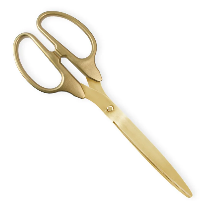 36" Gold Ribbon Cutting Scissors with Gold Blades - Image 4