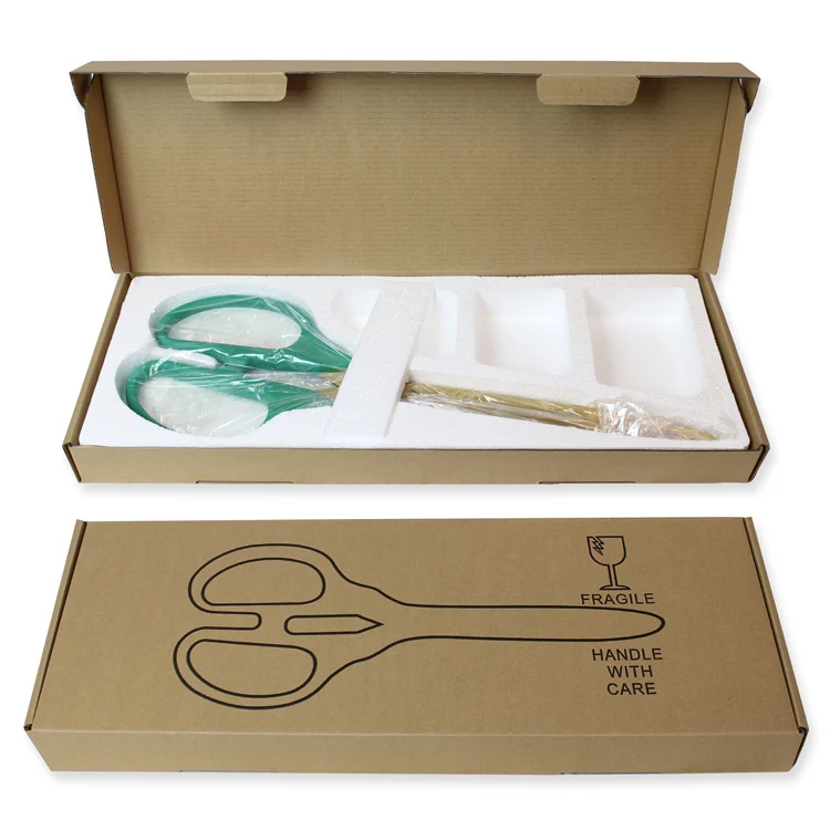36" Green Ribbon Cutting Scissors with Gold Blades - Image 16