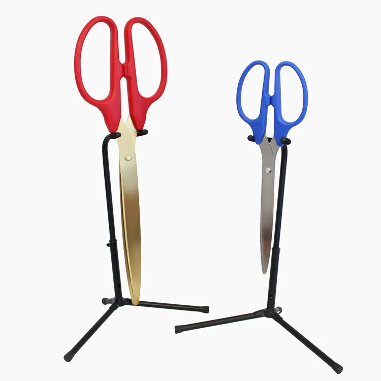 36" Red Ribbon Cutting Scissors with Silver Blades - Image 16
