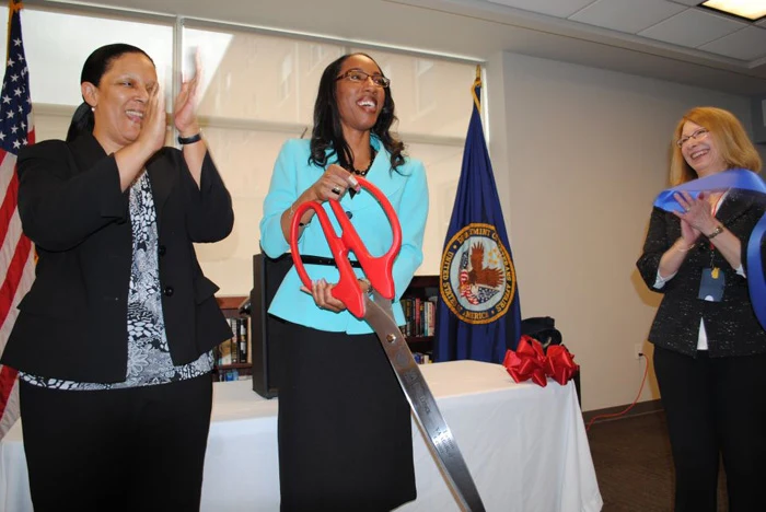 36" Red Ribbon Cutting Scissors with Silver Blades - Image 19