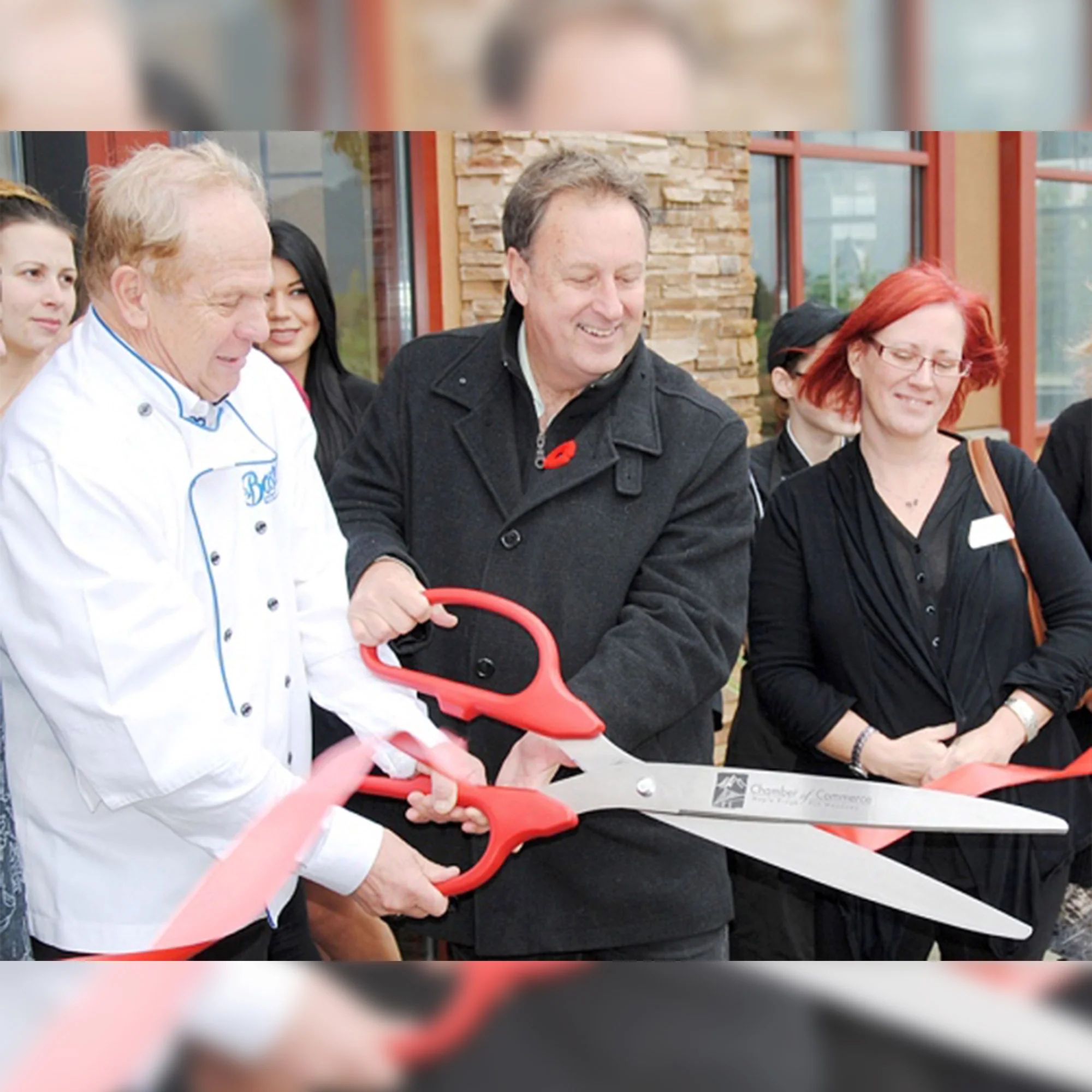 36" Red Ribbon Cutting Scissors with Silver Blades - Image 24