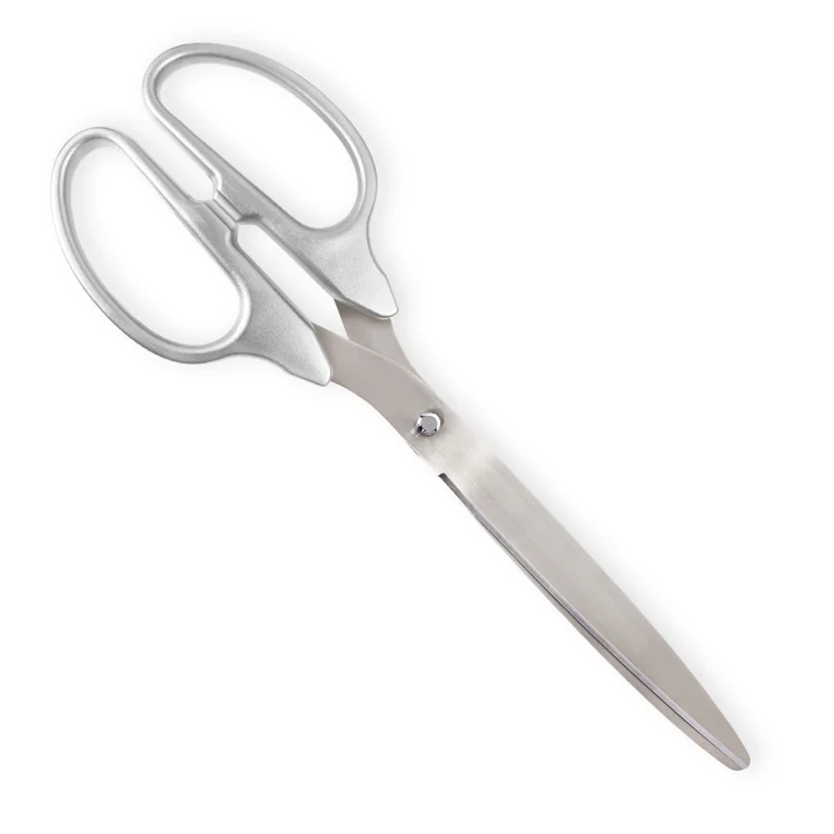 36" Silver Ribbon Cutting Scissors with Silver Blades - Image 5