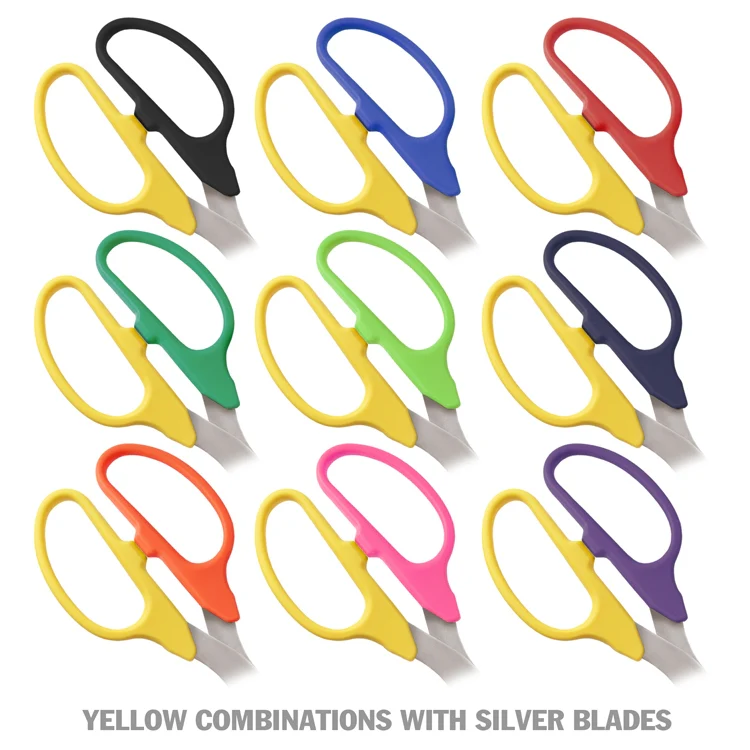 36" Two-Color Handle Ribbon Cutting Scissors with Silver Blades - Image 10