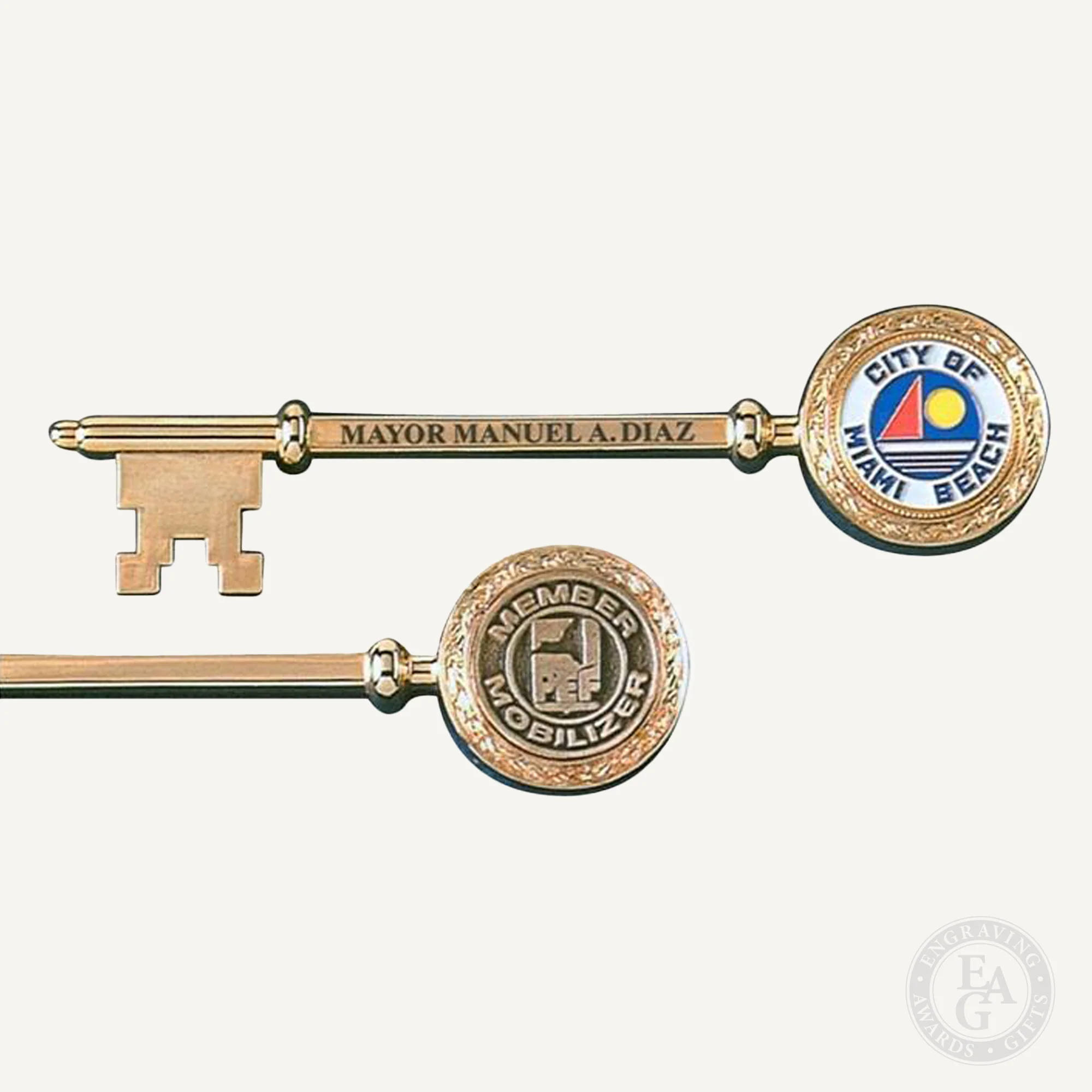 3D Die Cast Ceremonial Key with Insert - Image 10