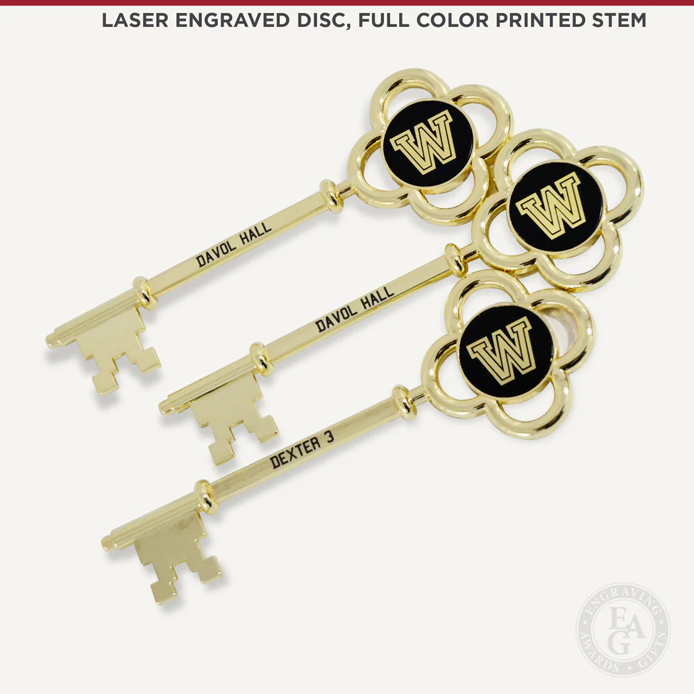 5-7/8" Gold Plated Ceremonial Key - Image 17