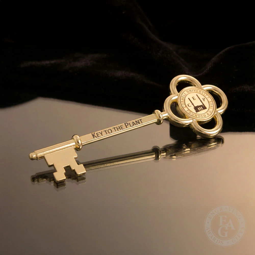 5-7/8" Gold Plated Ceremonial Key - Image 20