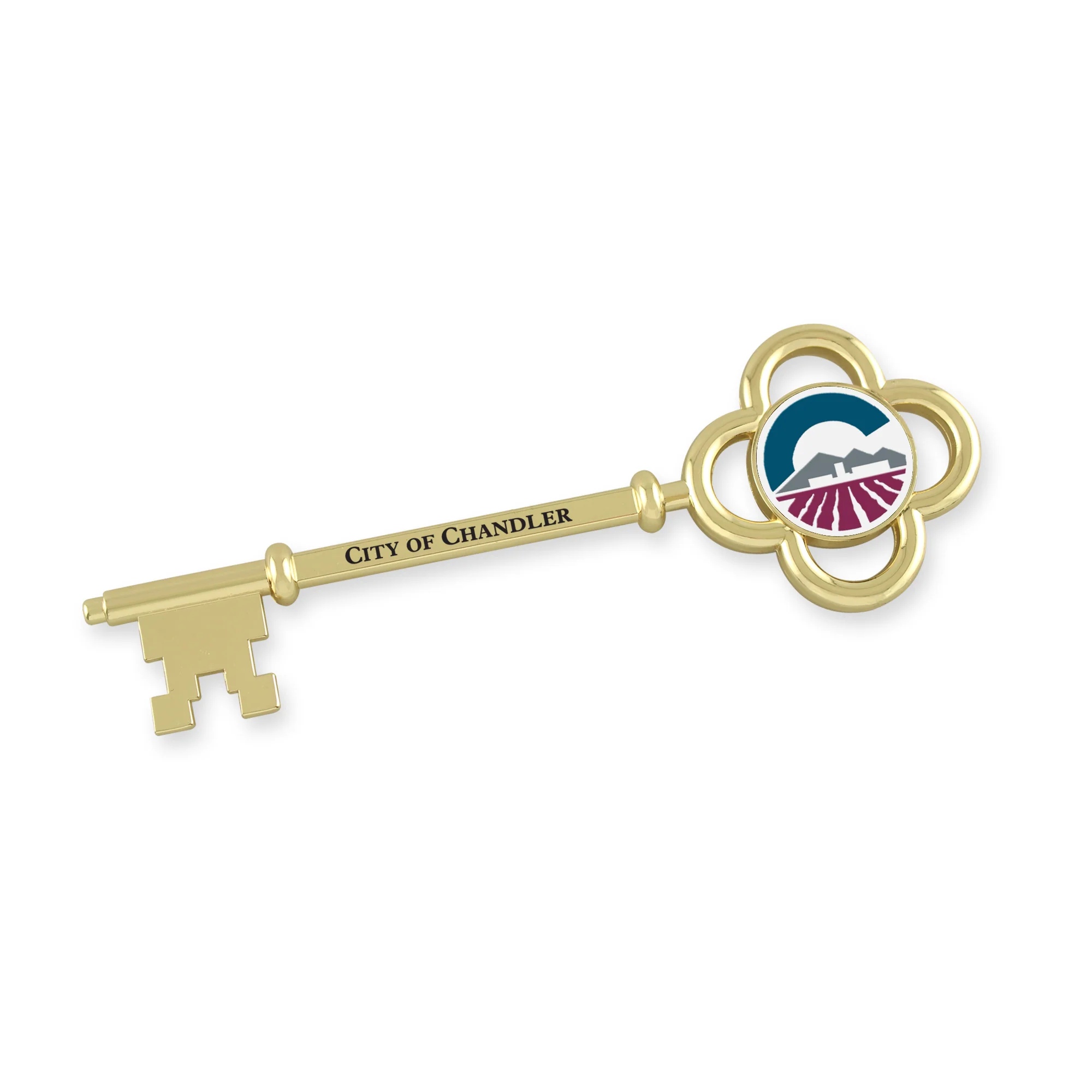 5-7/8" Gold Plated Ceremonial Key - Image 4