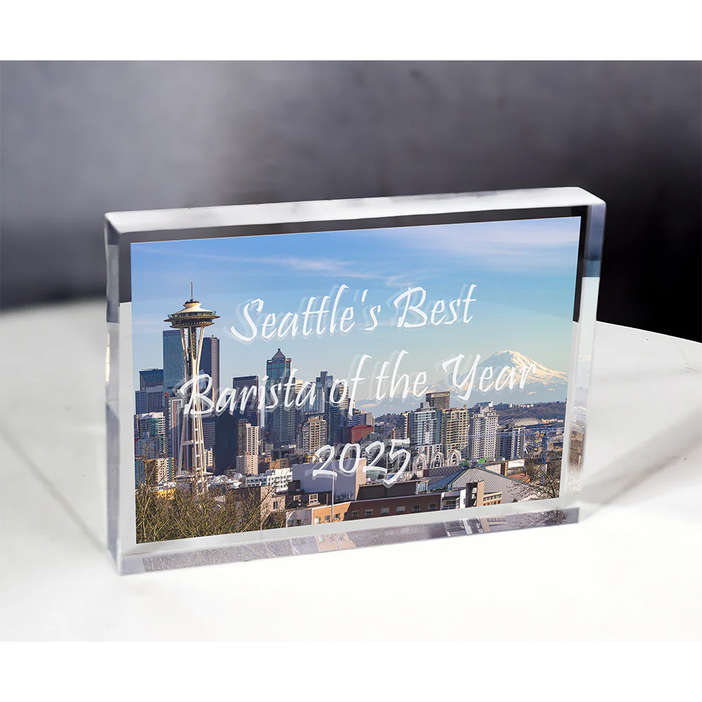 5" x 7" Acrylic Rectangle Award - Image 2