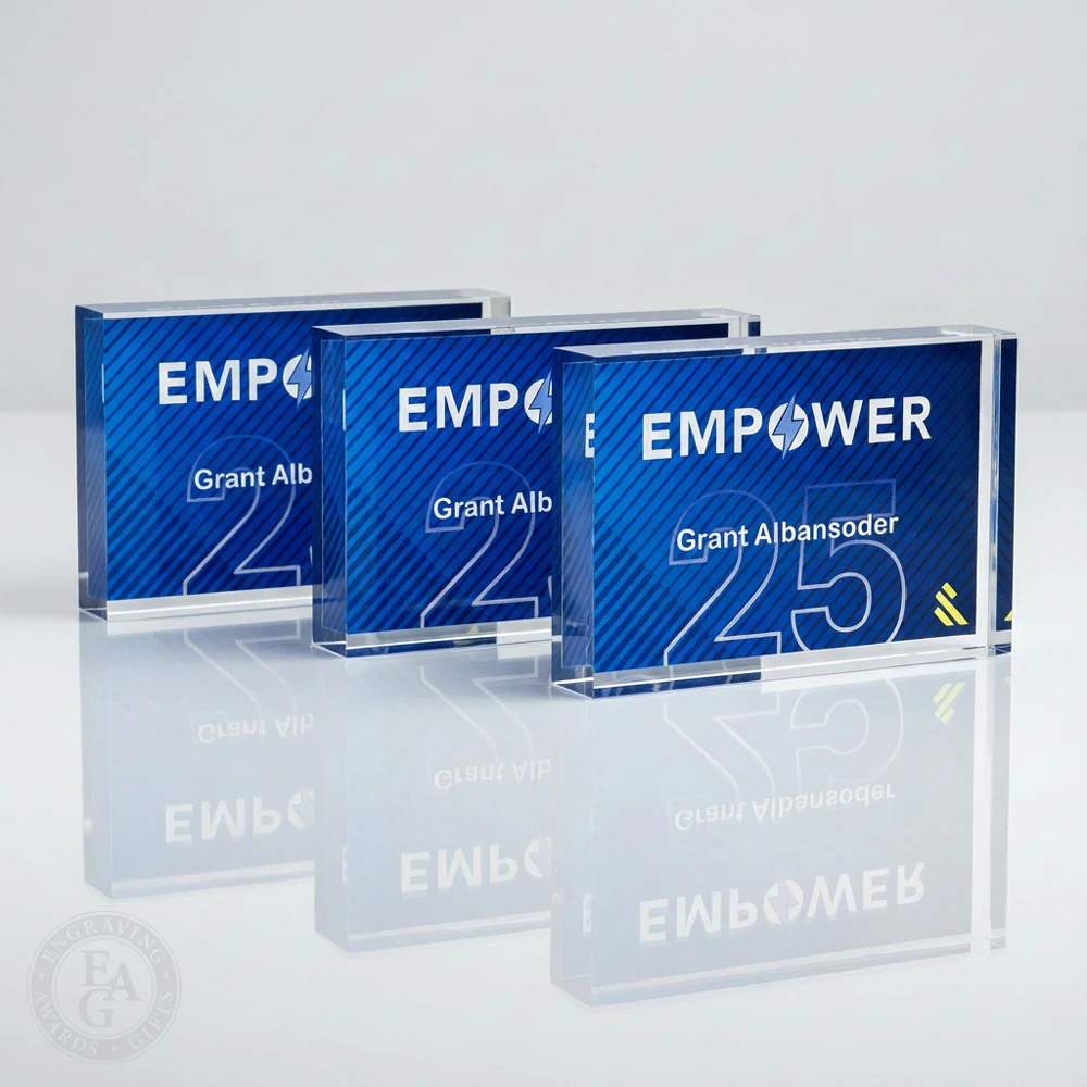 6" x 4" Acrylic Rectangle Award - Image 10
