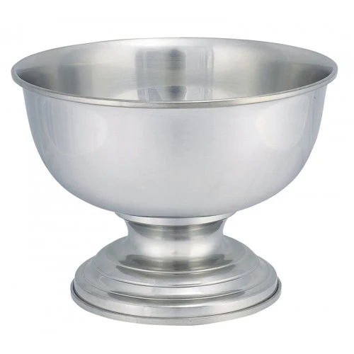 8" - 10" Diameter Pewter Revere Bowl with Footed Base - Image 3