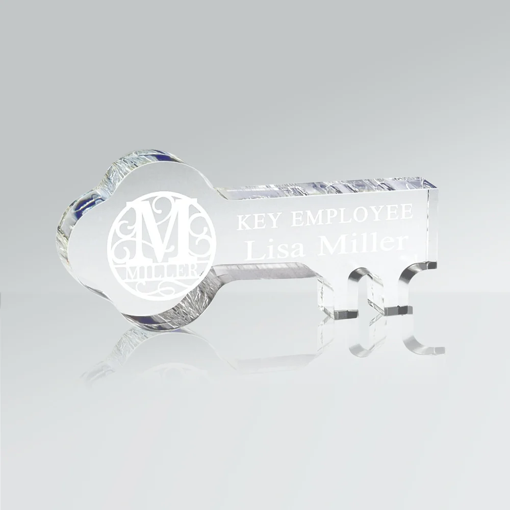 8" Ceremonial Key to the City - Crystal - Image 2