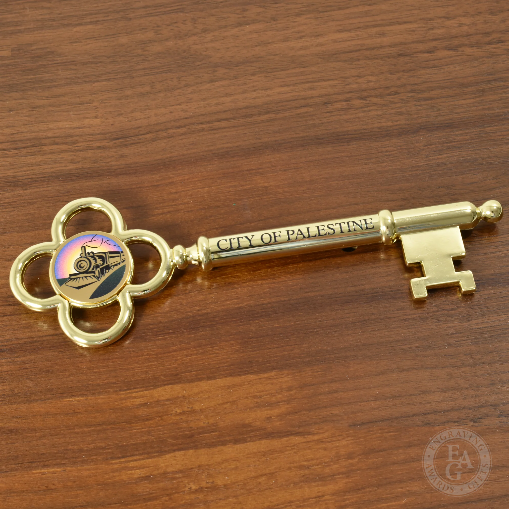 8" Gold Plated Ceremonial Key - Image 11