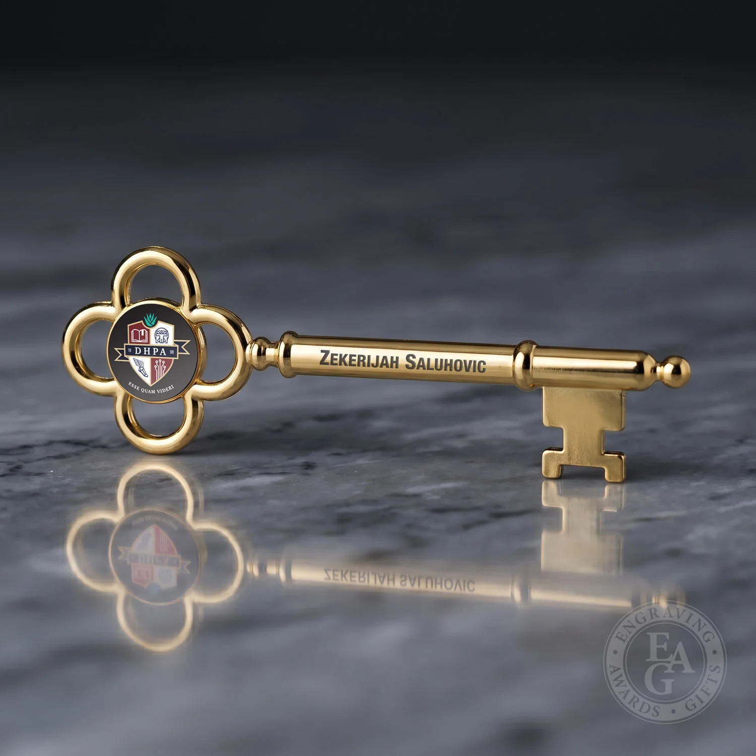 8" Gold Plated Ceremonial Key - Image 17