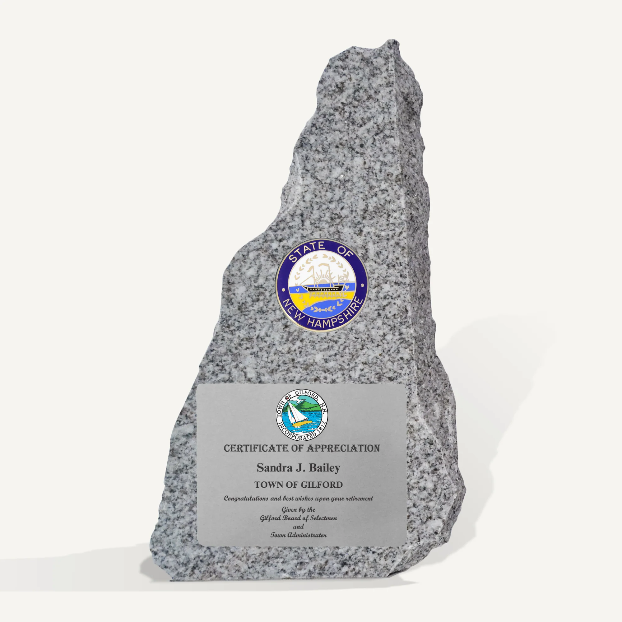 8" New Hampshire Granite Award - Image 4