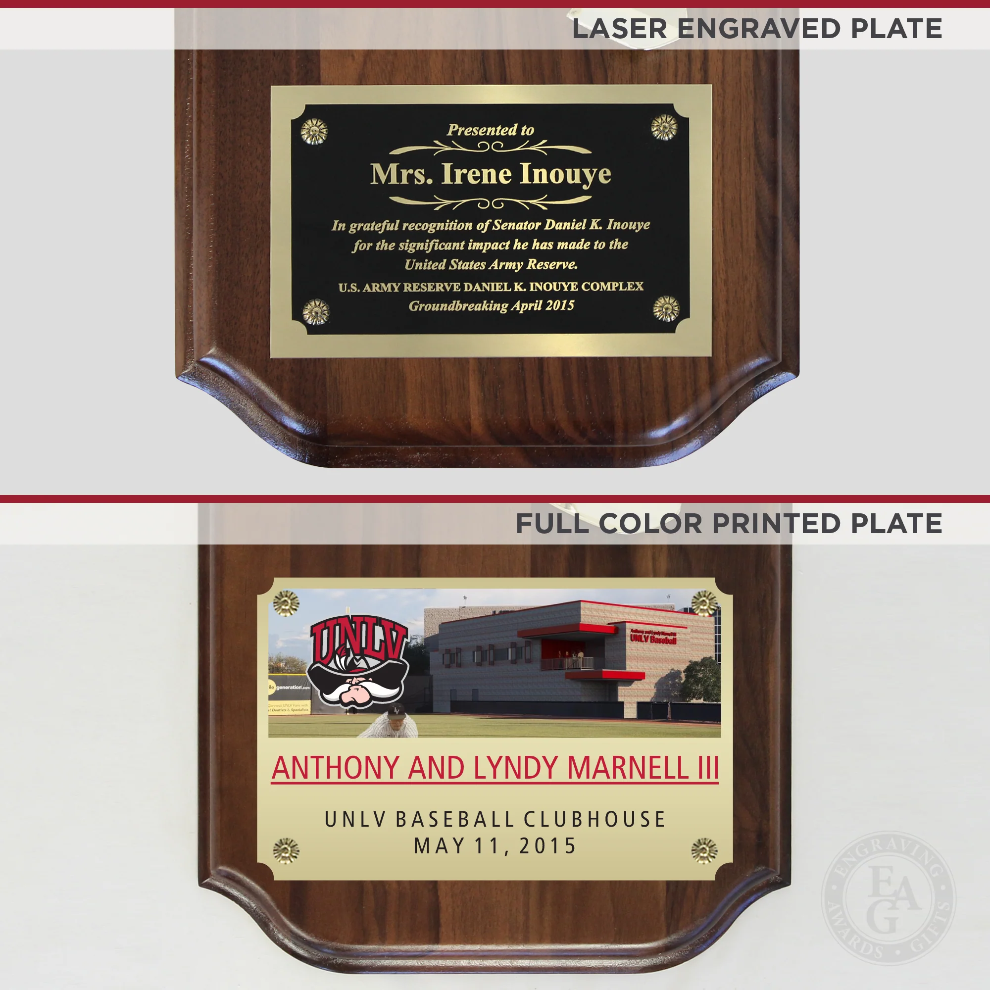 8" x 10" Miniature Shovel Plaque - Image 2