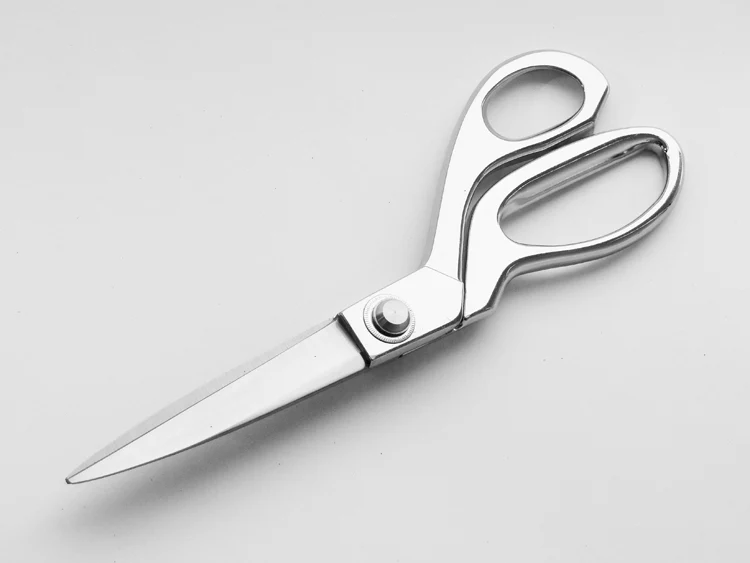 9-1/2" Chrome Ceremonial Ribbon Cutting Scissors - Image 2
