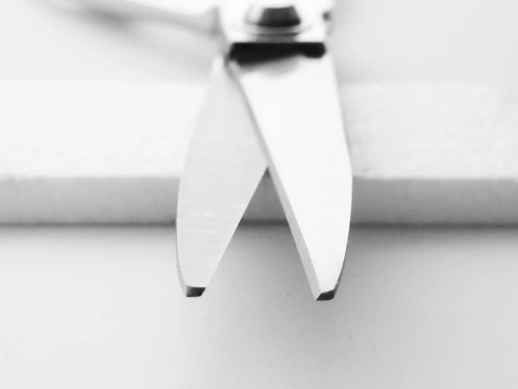 9-1/2" Chrome Ceremonial Ribbon Cutting Scissors - Image 3