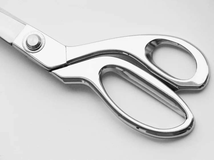 9-1/2" Chrome Ceremonial Ribbon Cutting Scissors - Image 5