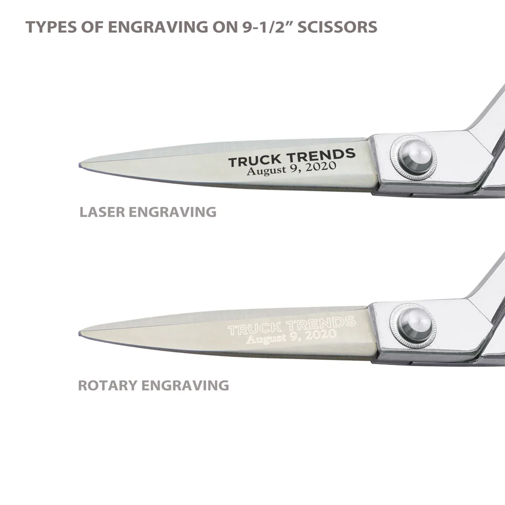 9-1/2" Chrome Ceremonial Ribbon Cutting Scissors - Image 7